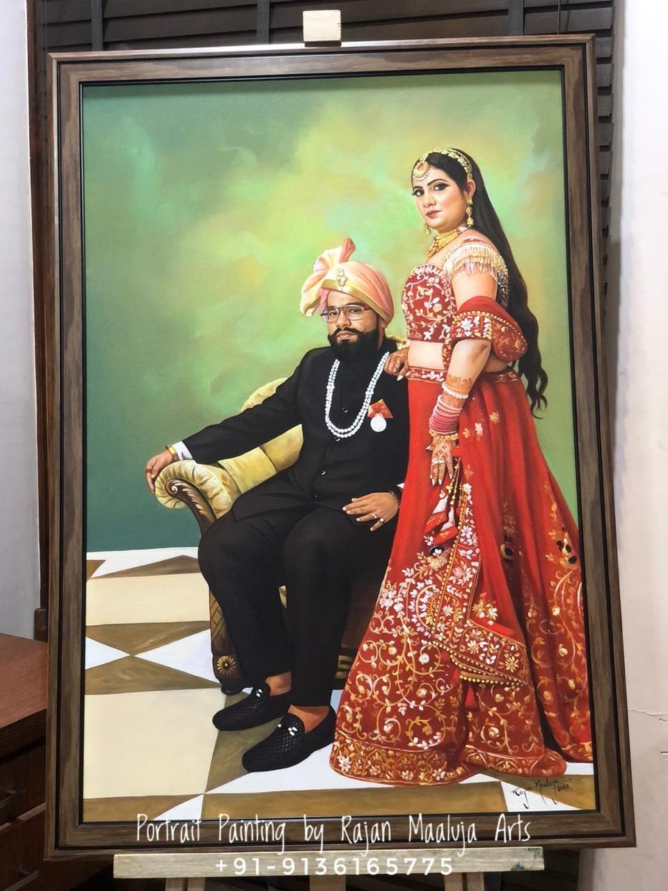 Couple Portrait Painting