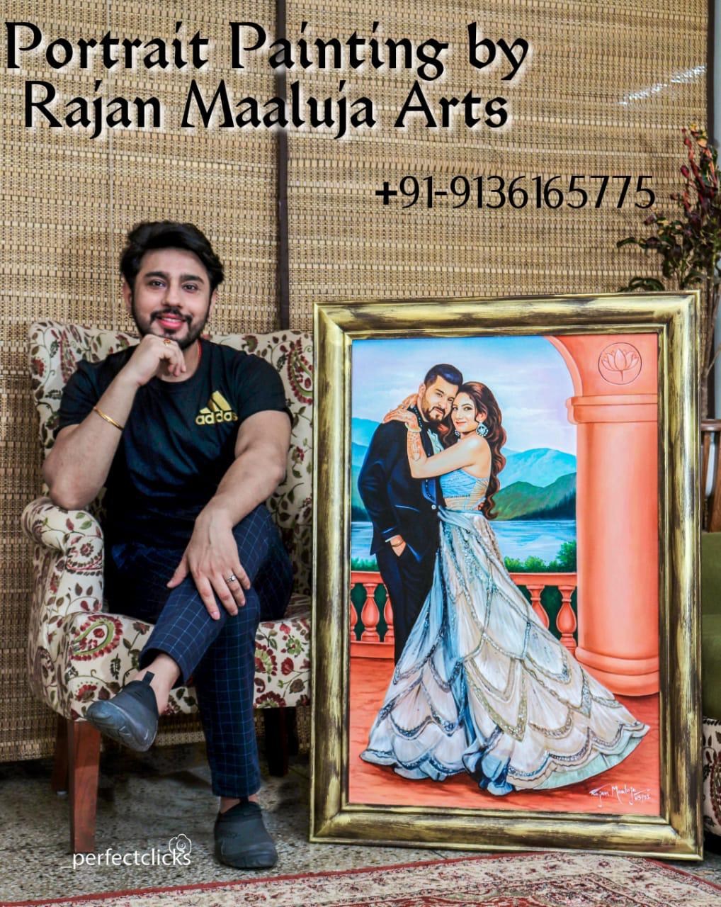 Couple Portrait Painting