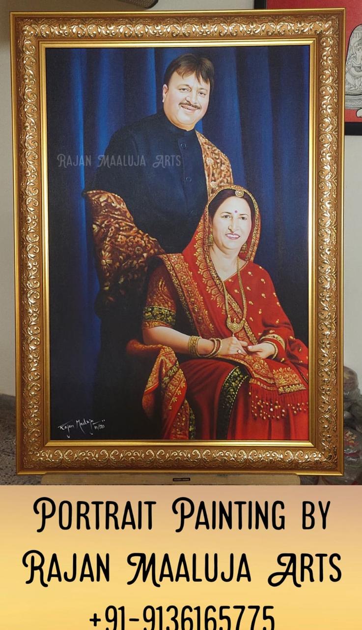 Couple Portrait Painting